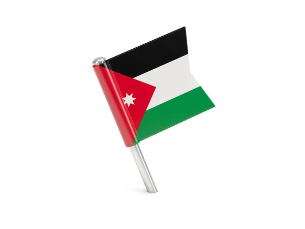 Flag pin of jordan — Stock Photo, Image