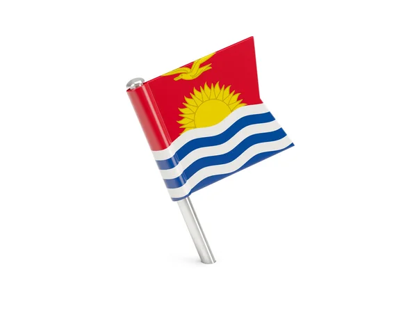 Pino de bandeira de kiribati — Fotografia de Stock