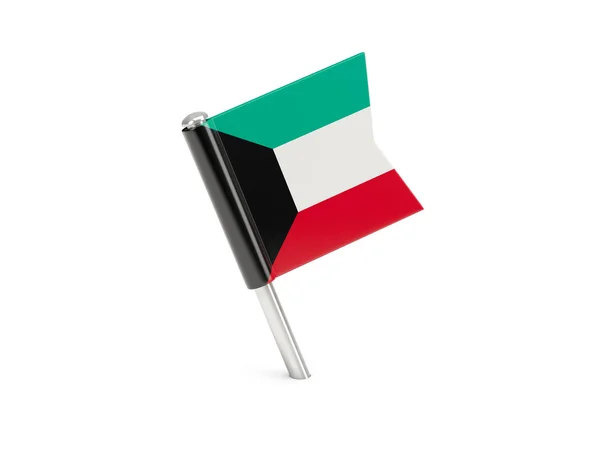 クウェートの国旗のピン — ストック写真