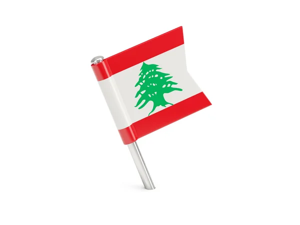 Épinglette de drapeau du libanon — Photo