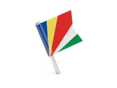 Seyşel Adaları bayrağı pin