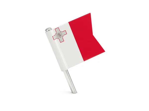 Pin de bandera de malta —  Fotos de Stock