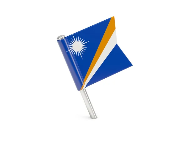 Pin Flaga Wysp Marshalla — Zdjęcie stockowe