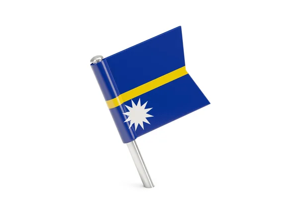 Flagga pin Nauru — Stockfoto