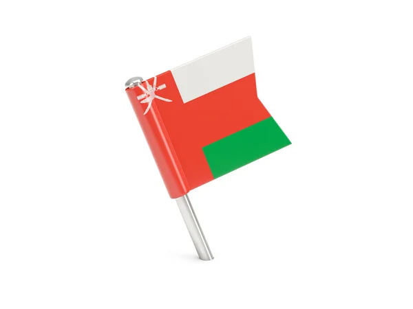 Flag pin of oman — Stock Photo, Image