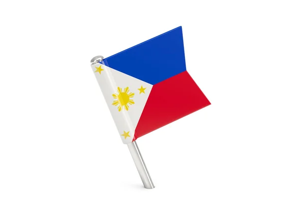 Alfinete de bandeira de filipinas — Fotografia de Stock