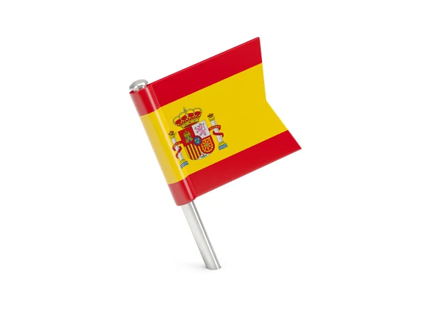 Pin de bandera de España — Foto de Stock