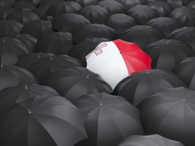 Şemsiye ile malta bayrağı