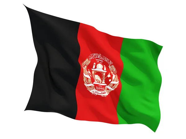 Wapperende vlag van afghanistan — Stockfoto