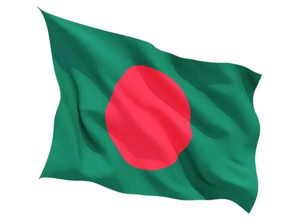 Bandiera sventolante del Bangladesh — Foto Stock