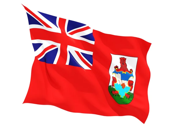 Viftande flagga bermuda — Stockfoto