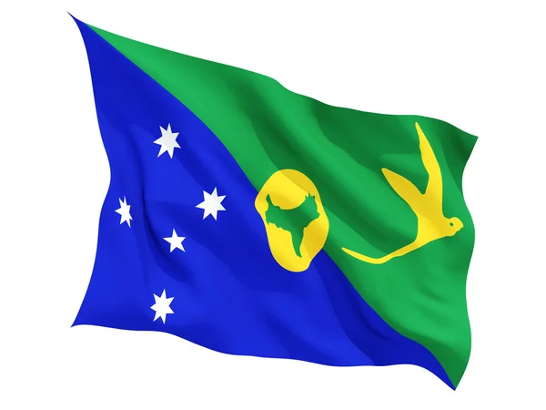 Bandeira acenando da Ilha de Natal — Fotografia de Stock