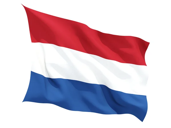 Lambaikan bendera Belanda — Stok Foto