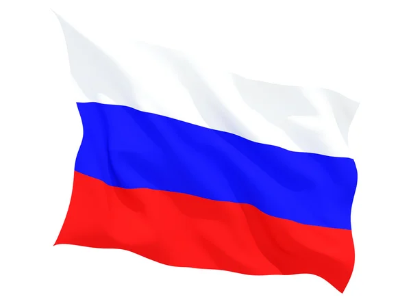 Waving flag of russia — Stock Photo, Image