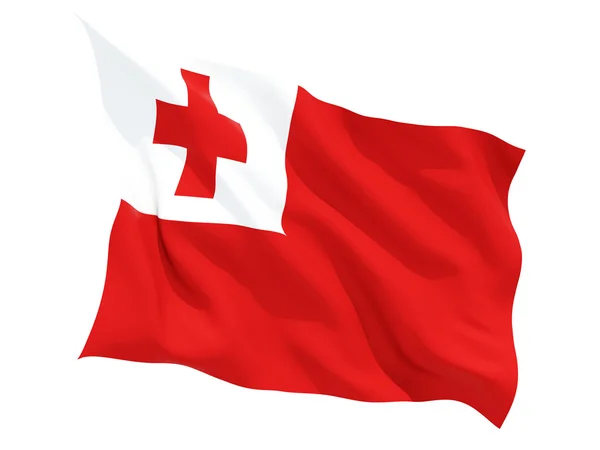 Wapperende vlag van tonga — Stockfoto