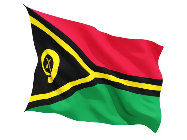 Viftande flagga vanuatu — Stockfoto