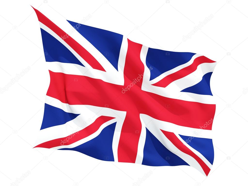 Waving flag of united kingdom