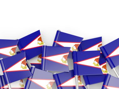 Amerikan Samoası bayrak pin