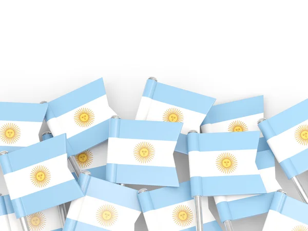 Pin de bandera argentina — Foto de Stock