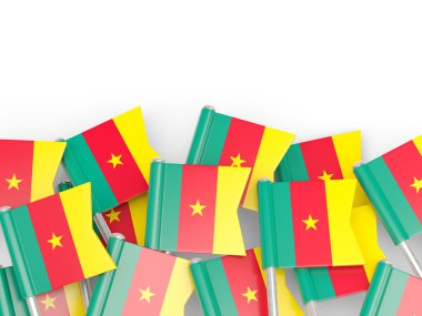 Kamerun bayrağı pin