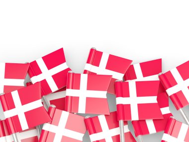 Danimarka bayrağı pin