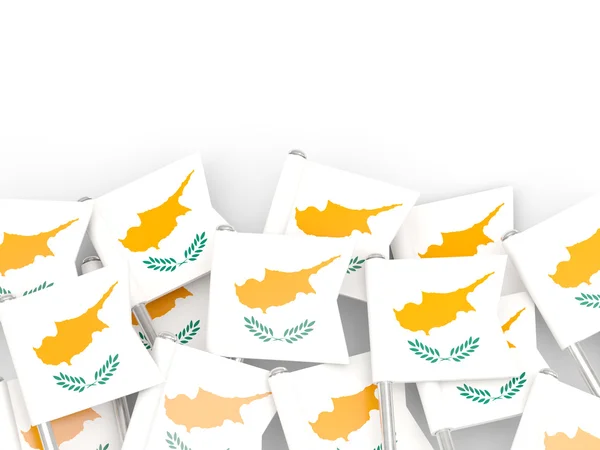 Pin Flaga Cypru — Zdjęcie stockowe