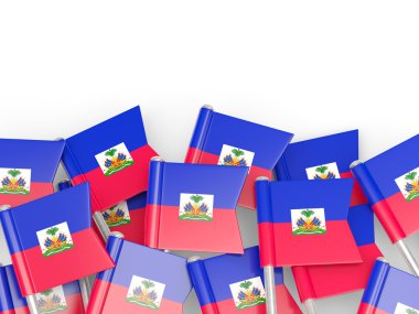 Bayrak pin Haiti