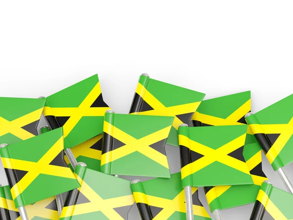Jamaicai zászló PIN-kód — Stock Fotó