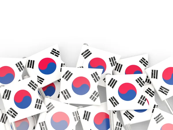 Spilla della bandiera della Corea del Sud — Foto Stock