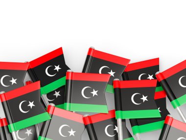 Libya bayrağı pin