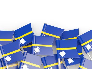 Nauru bayrak pin