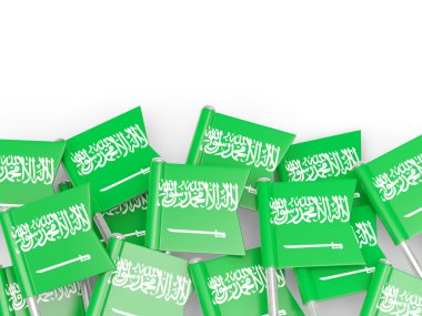 Bayrak pin, Suudi Arabistan
