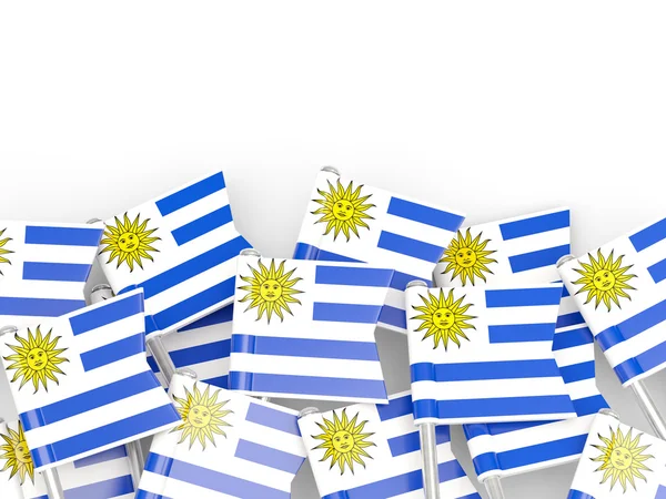Καρφίτσα σημαία της Ουρουγουάης — Φωτογραφία Αρχείου
