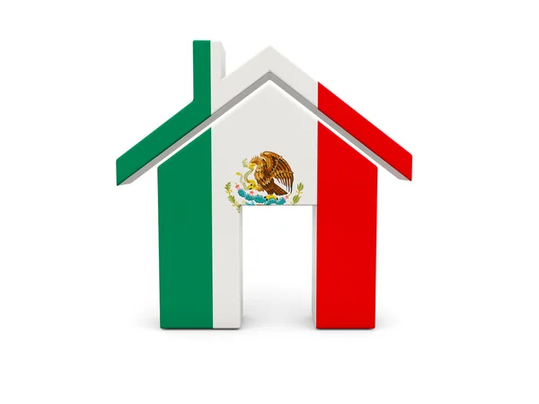 Inicio con bandera de mexico —  Fotos de Stock