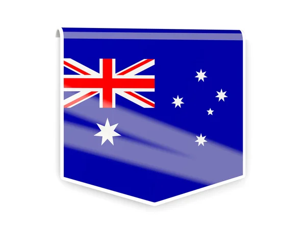 Flaggenschild Australiens — Stockfoto