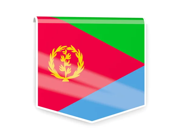 厄立特里亚的标志标签 — 图库照片