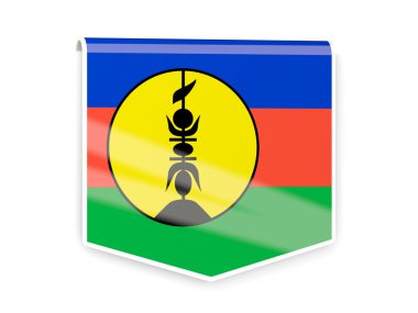 Yeni Kaledonya bayrak etiketini