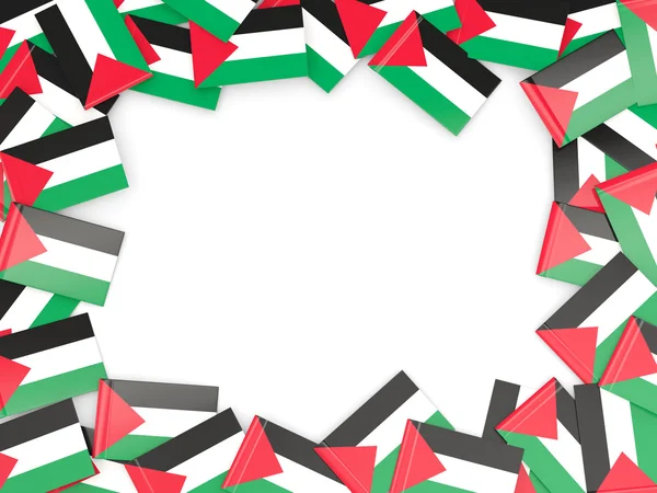 Váz, palesztin terület zászlaja — Stock Fotó