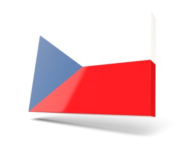 Czech_republic bayrağı ile kare simgesi