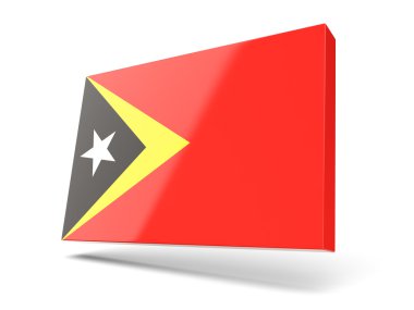 East_timor bayrağı ile kare simgesi