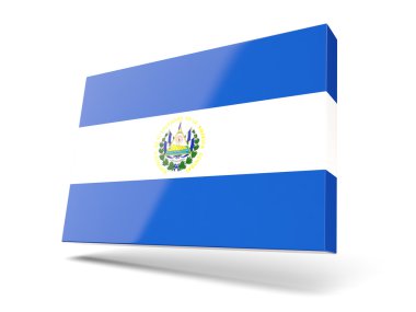 El_salvador bayrağı ile kare simgesi