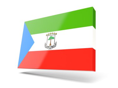 Equatorial_guinea bayrağı ile kare simgesi