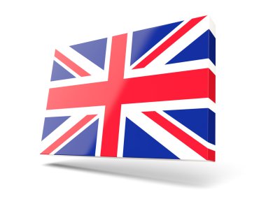 United_kingdom bayrağı ile kare simgesi