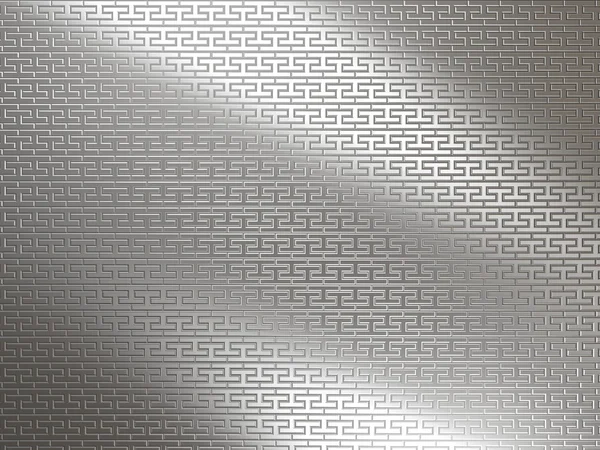 Weißer Metallhintergrund mit gestreifter Textur — Stockfoto