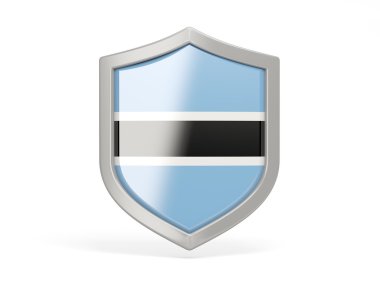 Botsvana bayrağı ile kalkan kutsal kişilerin resmi