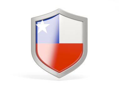 Şili bayrağı ile kalkan kutsal kişilerin resmi