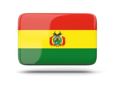 Bolivya'nın bayrak ile kare simgesi