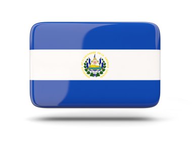 El salvador bayrağı ile kare simgesi