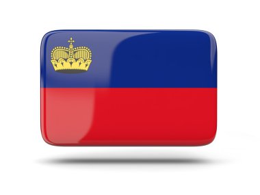 Lihtenştayn bayrağı ile kare simgesi