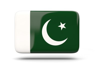 Pakistan bayrağı ile kare simgesi